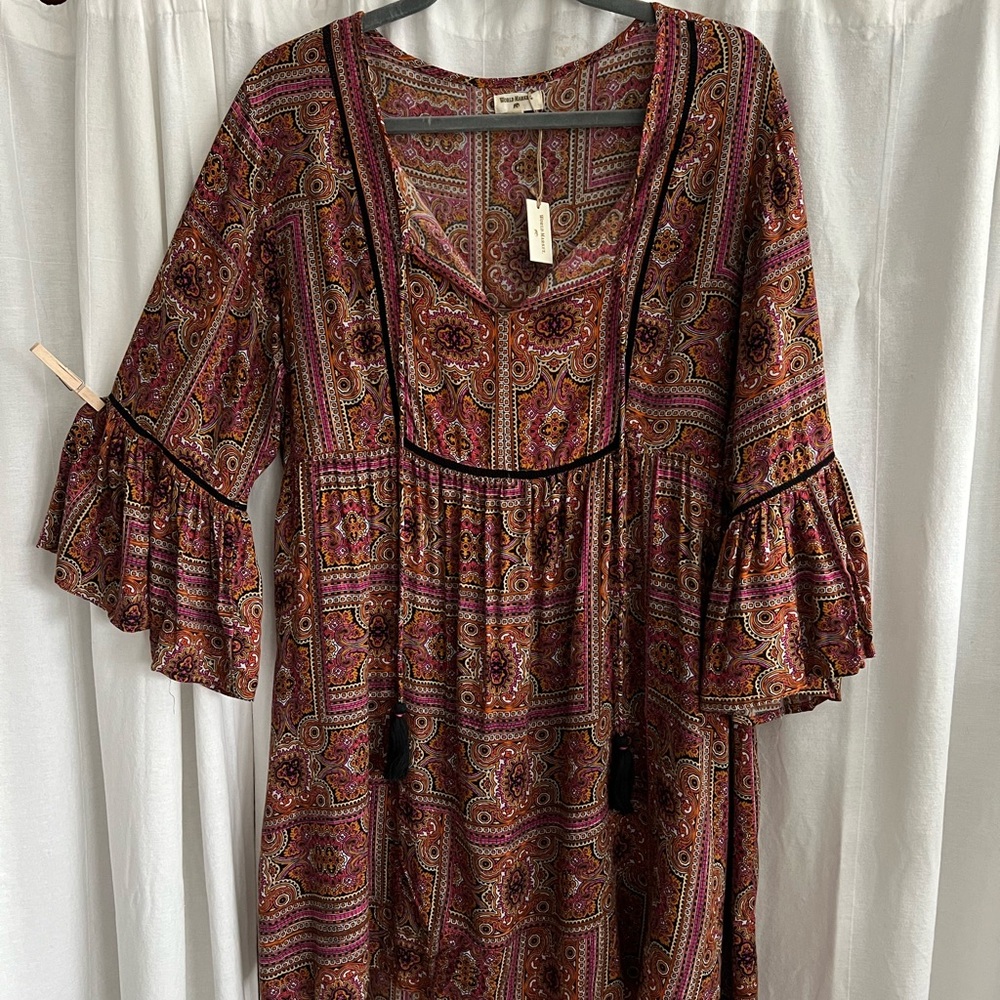 Cost Plus World Market Tunic in Pink & Orange
